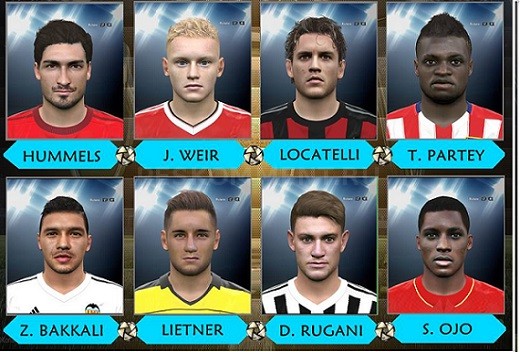 Мегапак лиц для PES 2016