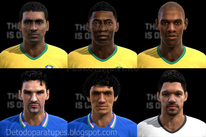 Классические лица игроков PES 2013
