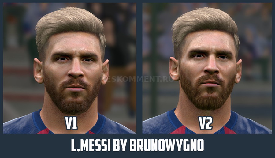 Лео Месси в новом имидже для PES 2016
