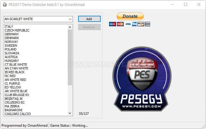 PES 2017 Demo Unlocker beta 0.1 - демо в полной игре