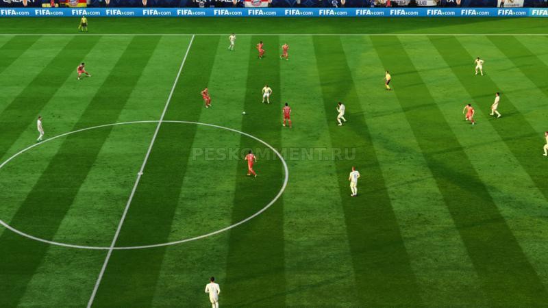 FIFA 18 "Улучшение графики Green Pitch with VIVIDxtrem Technologie (Зеленый газон)"