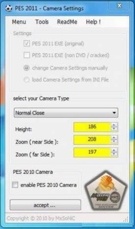 PES 2011 Camera Setting 1.4.2