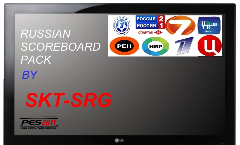 PES 2011 RUSSIAN SCOREBOARD PACK BY SKT-SRG