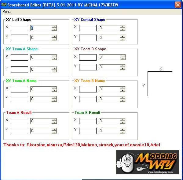 Scoreboards Editor BETA