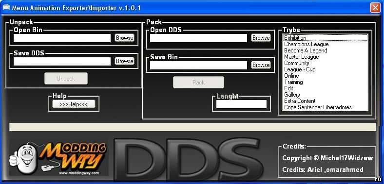 Menu Animation ExporterImporter