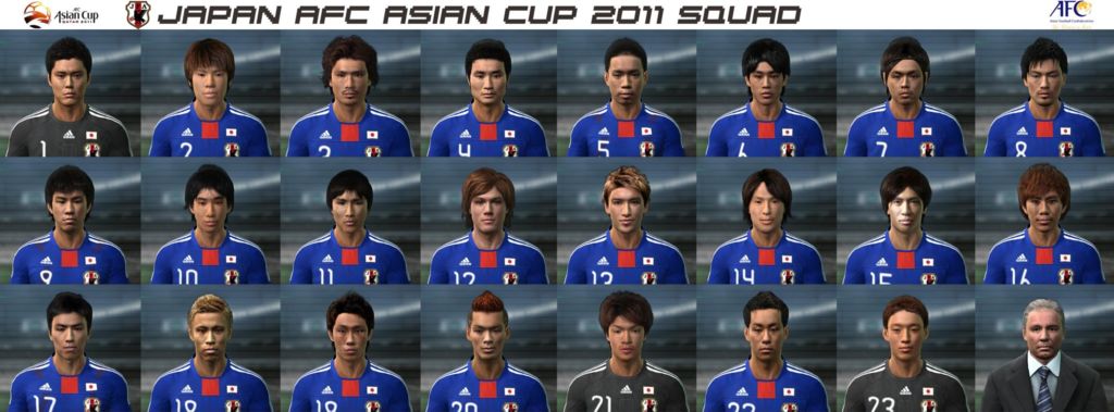 Japan AFC Asian Cup 2011 Face Pack