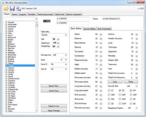 PES2011UltimateEditor v3.0.6
