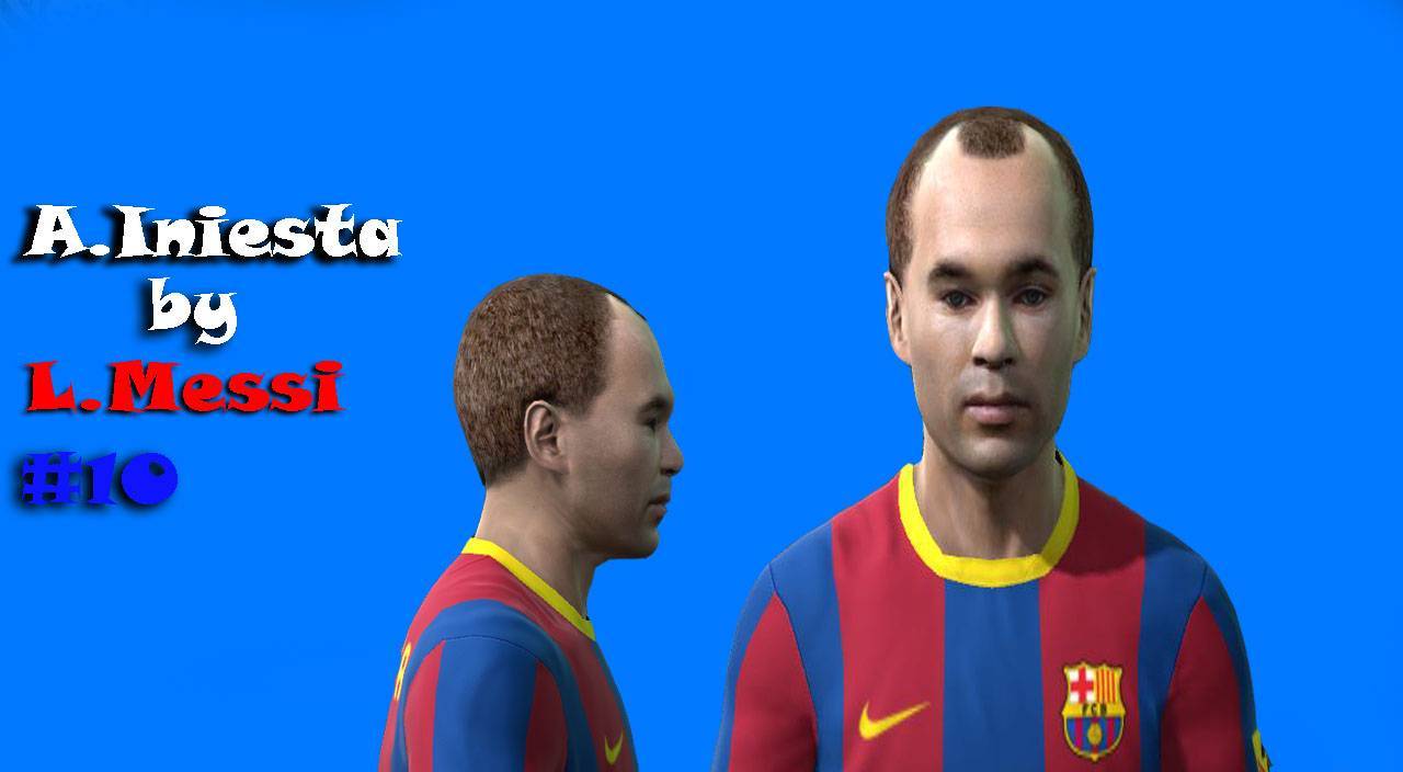 A.Iniesta face