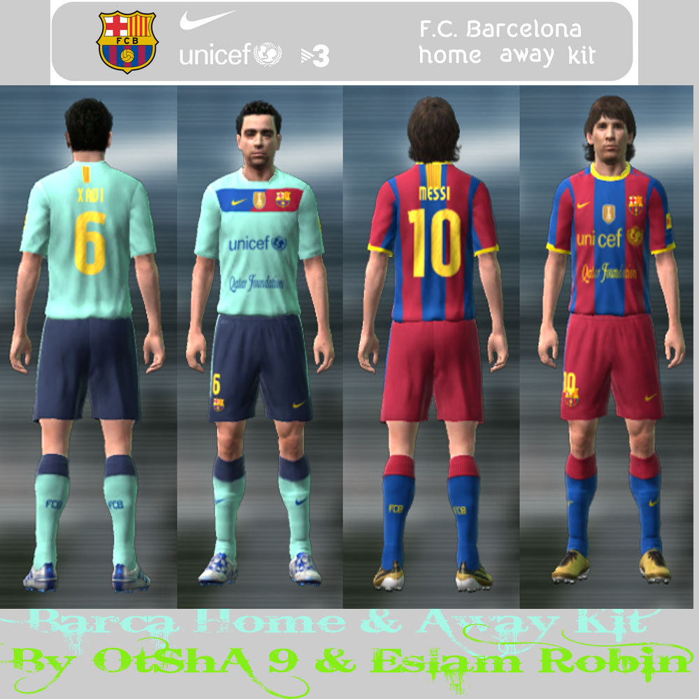 Barcelona Home & Away Kit by OtShA 9 & Eslam Robin