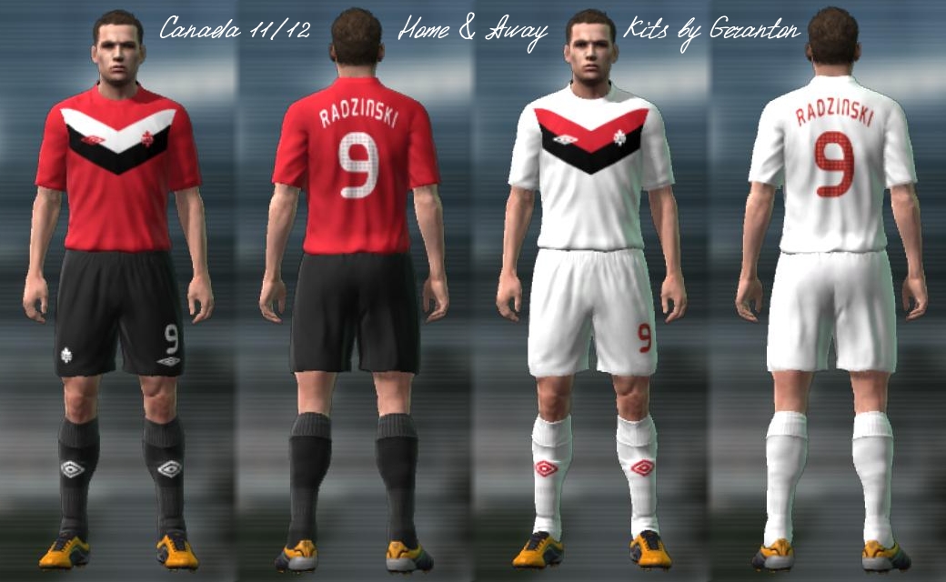 Canada 11-12 Home & Away Kits by Geranton