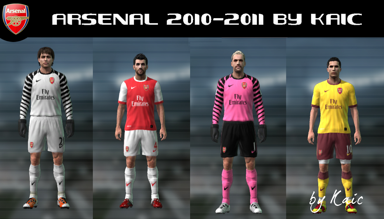 Kitset Arsenal 2010-2011 by Kaic