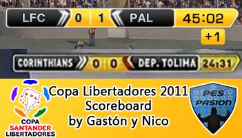 PES 2011 Scoreboard Libertadores by gaston & nico