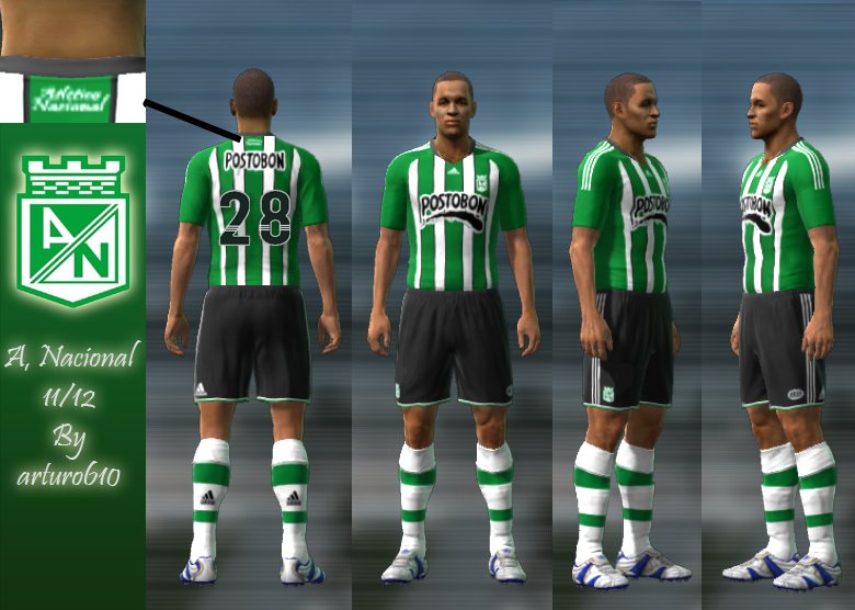 Kit Atletico Nacional 11/12 by arturo610