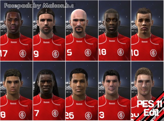 PES 2011 Facepack do Internacional by maicon.b.c