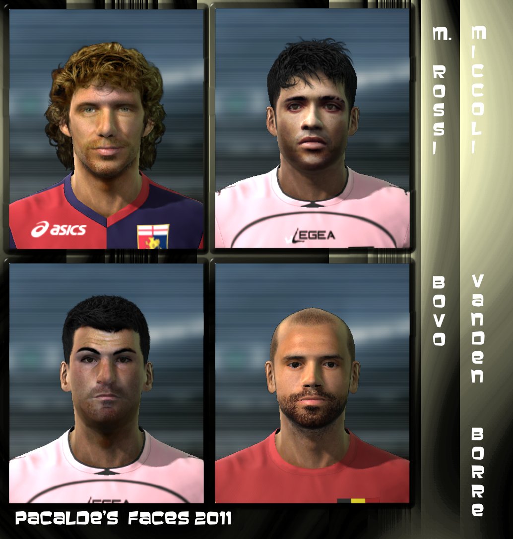 PES 2011 faces pack by pacalde