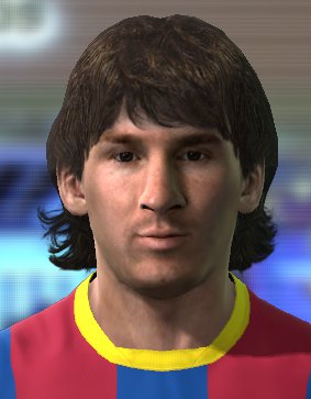 Messi face by ema1993