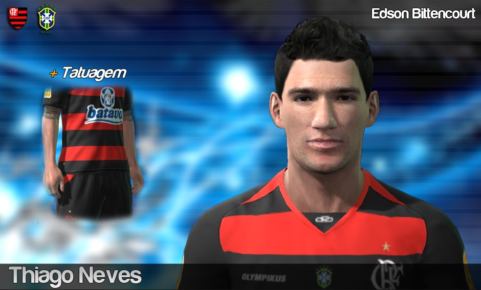 Thiago Neves Face by Edson Bittencourt