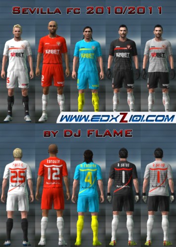 Sevilla FC 10/11 Kit Setby DJ Flame
