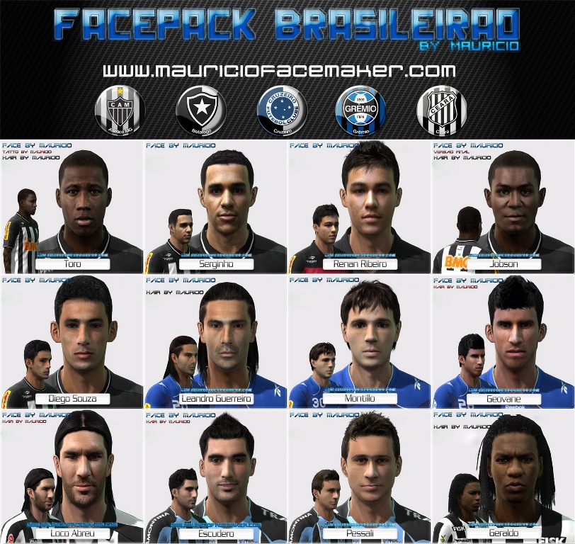 Mega Facepack Brasileirao by Mauricio