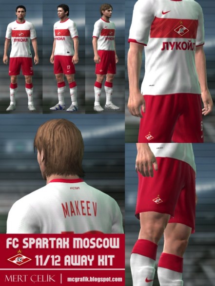 Spartak Moscow 2011 Away Kit by Mert Celik