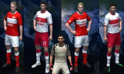 Kit Spartak Moscow 2011 for League Europe and RFPL in GDB