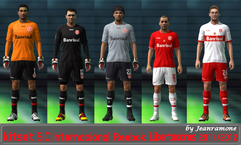 KitSet S.C. Internacional Reebok 2011/2012 by JeanRamone