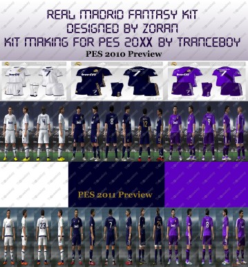 Real Madrid fantasy kit by Tr@nceboy
