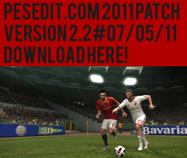 PESEdit.com 2011 Patch 2.2