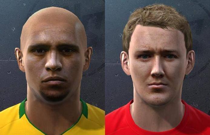 Roberto Carlos & Aiden McGeady Faces.