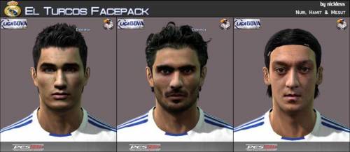 El Turcos ( Real Madrid Turkish Players ) Faces Pack