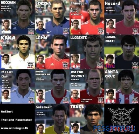 Facepack vol 3 для PES 2011