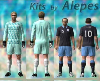 England Gk & Away Kits