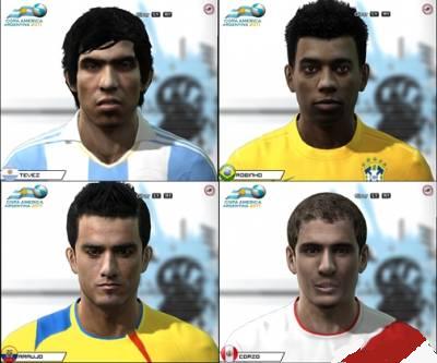 Copa America 11 Facepack