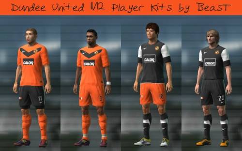 DUNDEE UNITED 11/12 PLAYER KITS