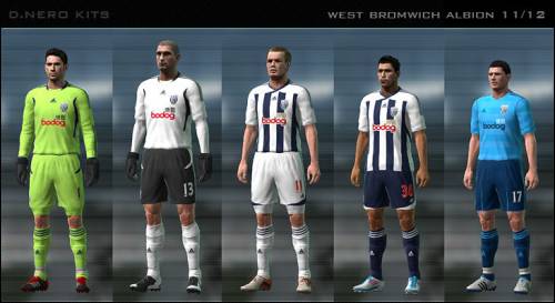 WEST BROMWICH 11/12 KIT SET