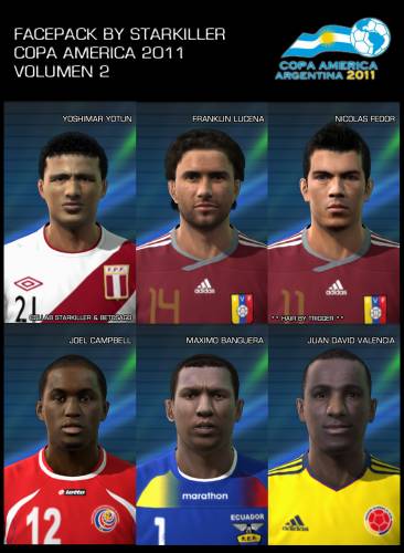 Facepack Copa America 2011 - vol.2