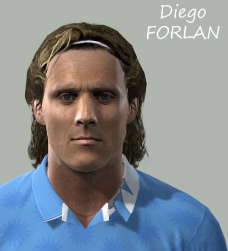 Diego Forlan Face