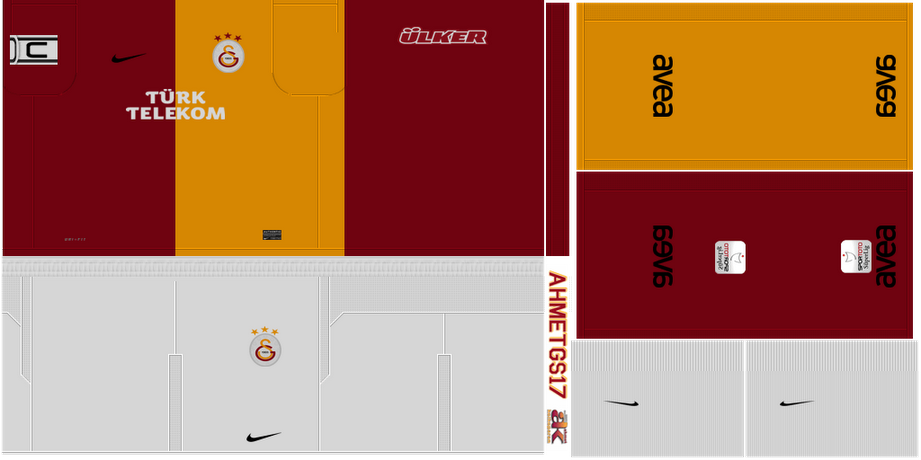 Galatasaray 11/12 Kit Set by ahmetgs17