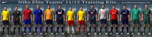 Nike Elite Teams 11/12 Training Kits vol2