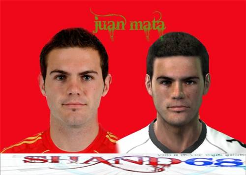 Juan Mata face by shand68