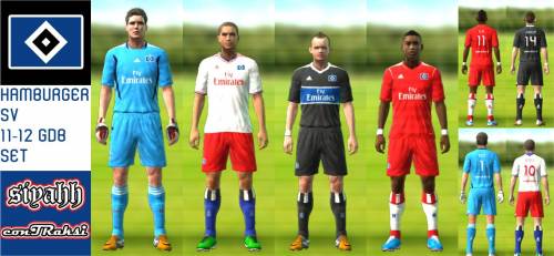 Hamburger SV Kits 11/12