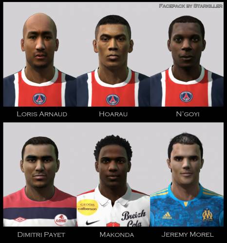 Ligue 1 Faces Pack