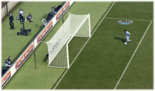 Белая сетка на ворота для PES 2012 DEMO