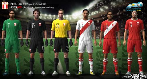 Peru Kit Set Copa America 2011 | pes2011