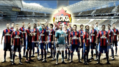 CSKA Menu for PES 2012 Demo