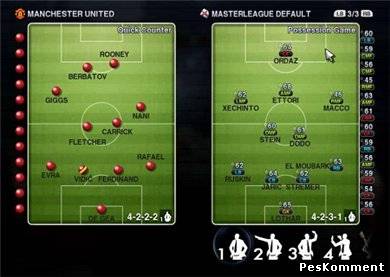 PES 2012 Demo Master League Default Team