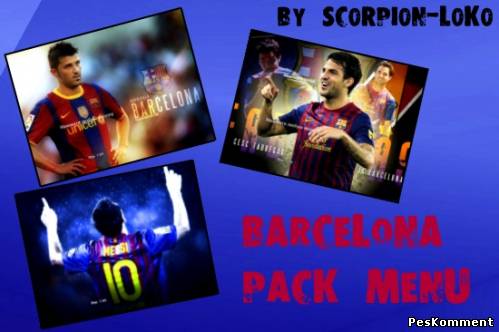 Barcelona Pack Menu