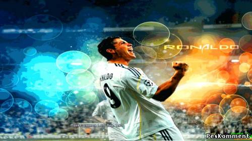 Menu Ronaldo for PES 2012