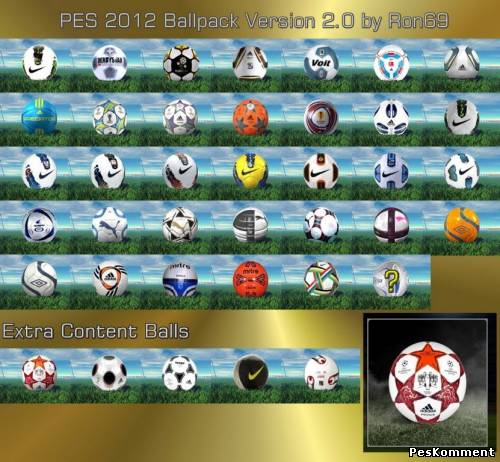 PES 2012 Ballpack version 2.0