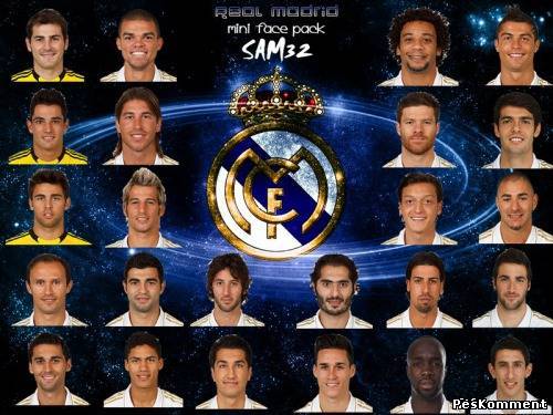 FIFA 12 "Real Madrid Mini Face Pack"